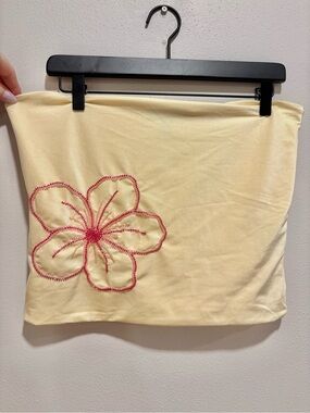 Harper & Ivy XL y2k beaded strapless top